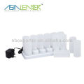 Rechargeable led white pillar candle